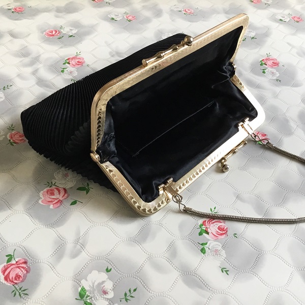 attire with an elegant evening bag