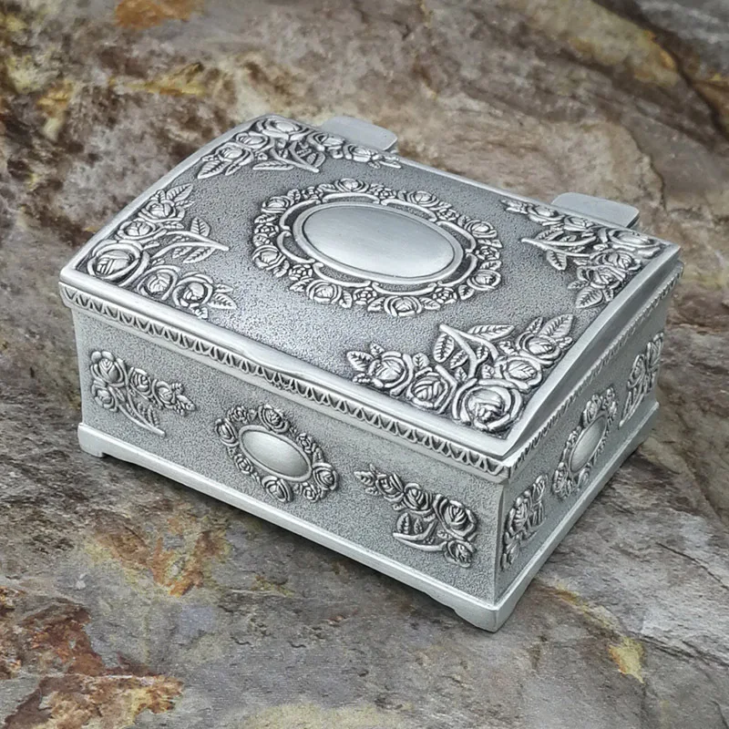 silver jewelry box