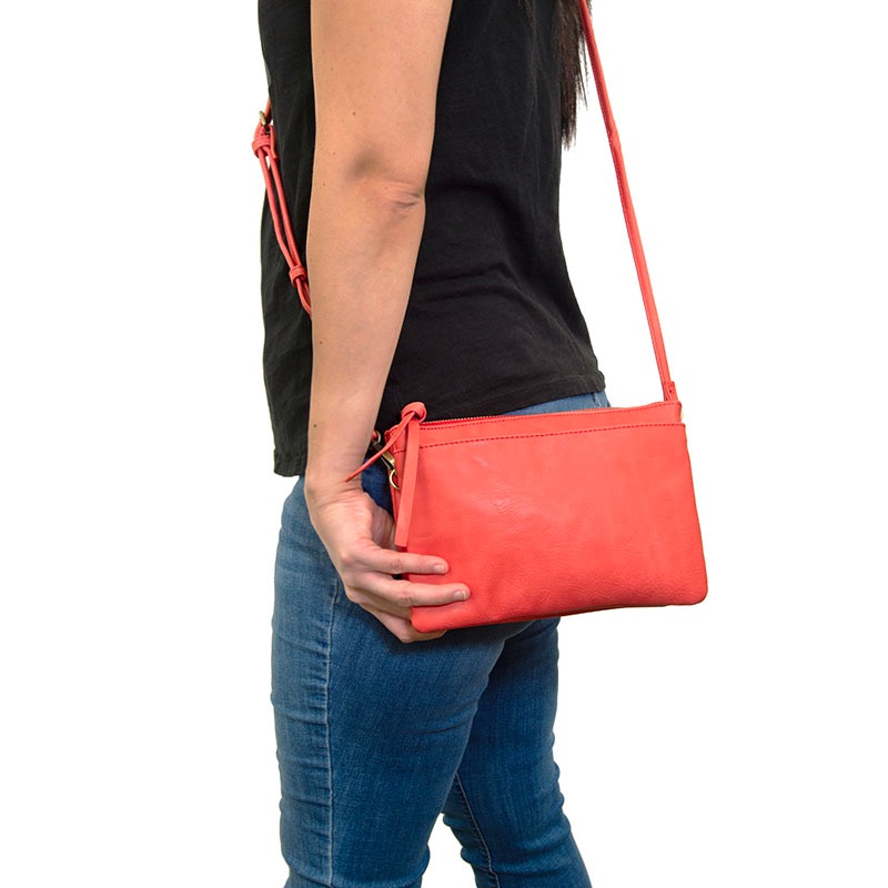 crossbody bag with zipper