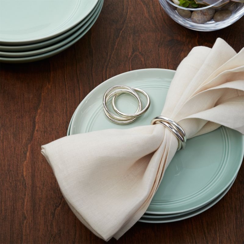 how to fold napkins with rings