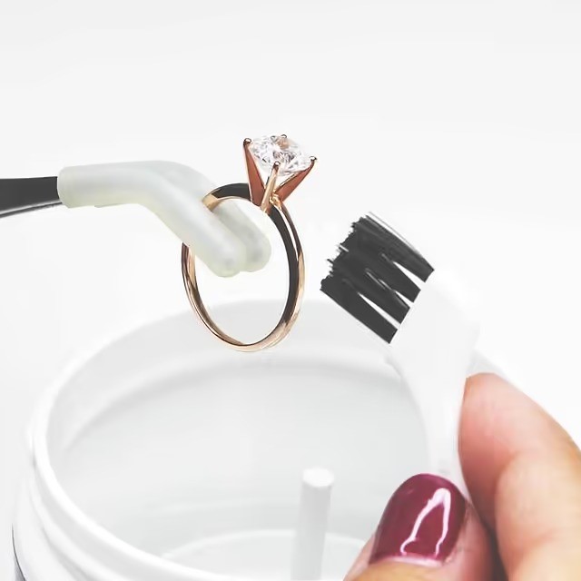 how to clean rings