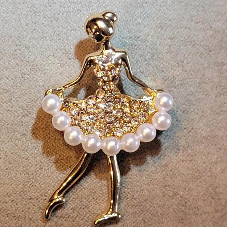 elegant dancer pin