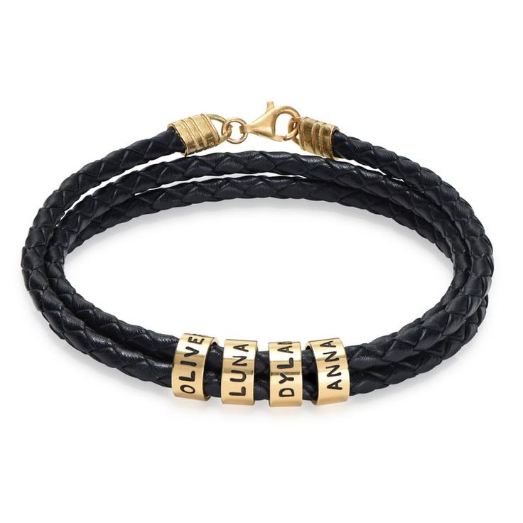 braided leather bracelet