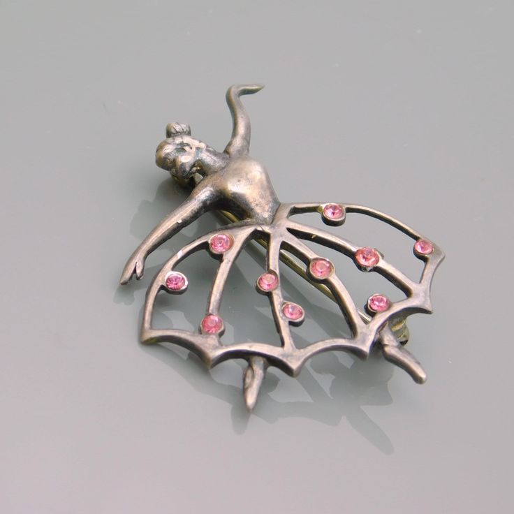 vintage ballerina brooch