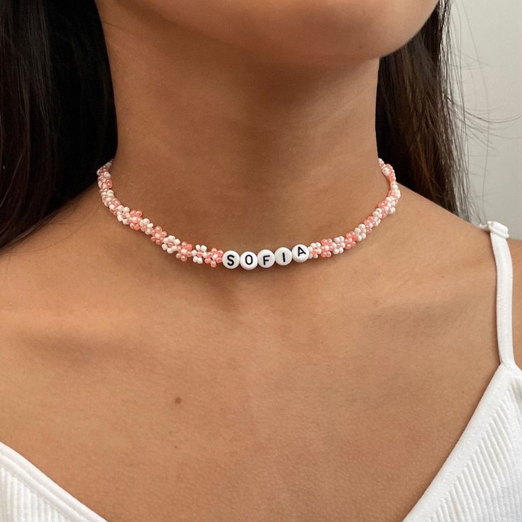 beaded choker