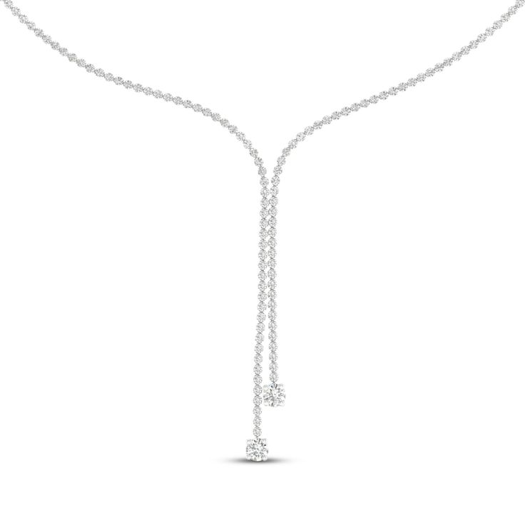 diamond lariat necklace