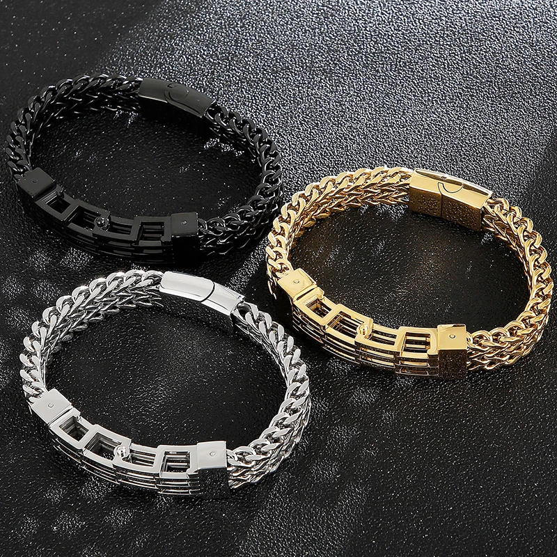 mens gold bracelets