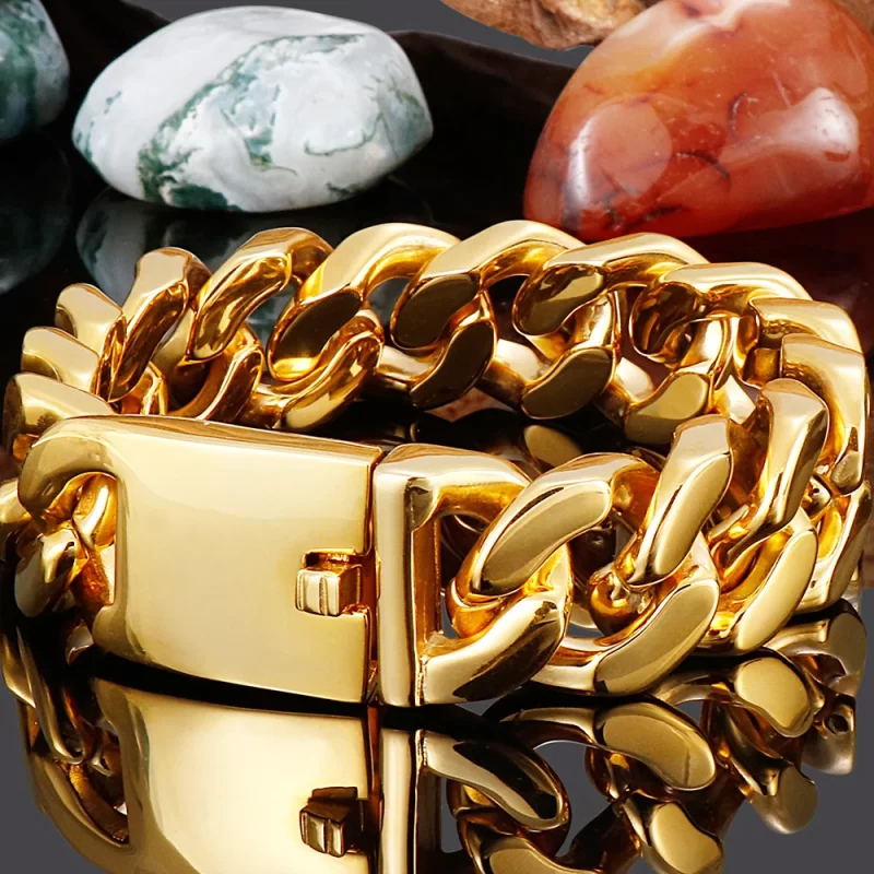 mens gold bracelets
