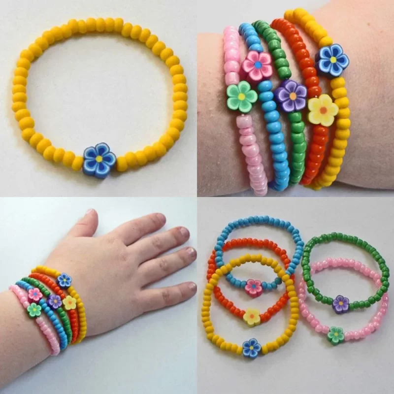 clay bead bracelets