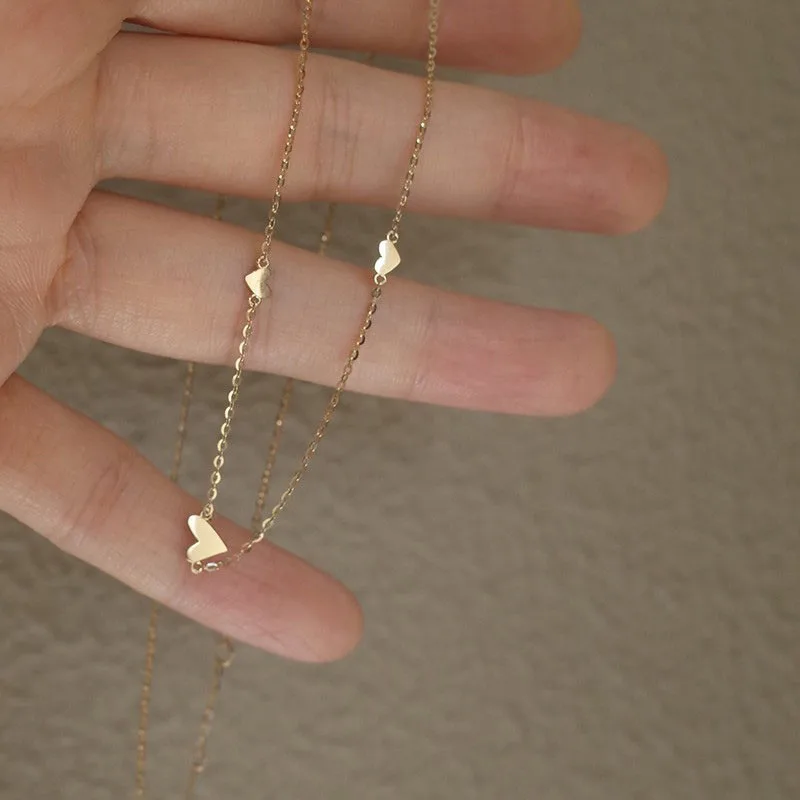 stacked necklaces