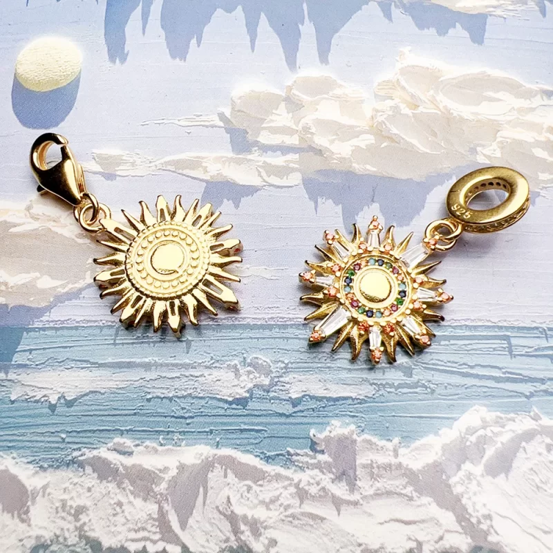 gold charms for necklaces