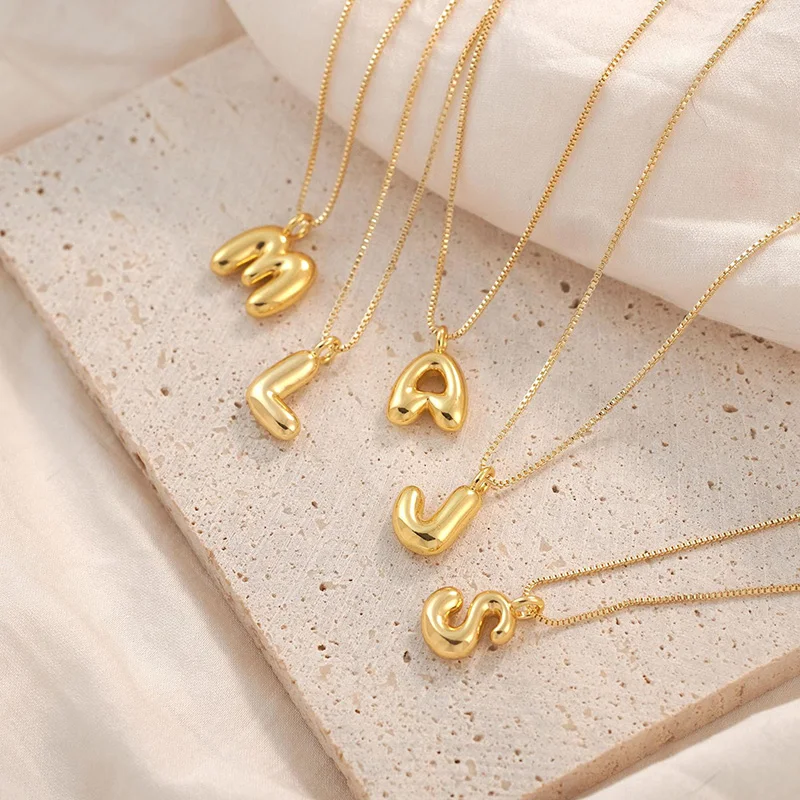 letter necklaces