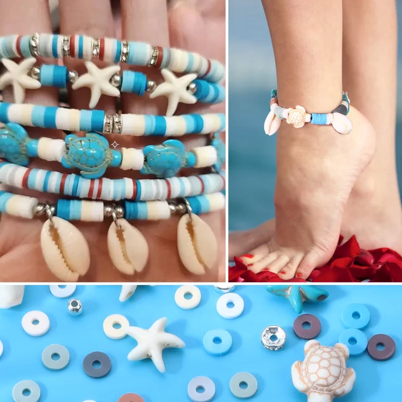 clay bead bracelets