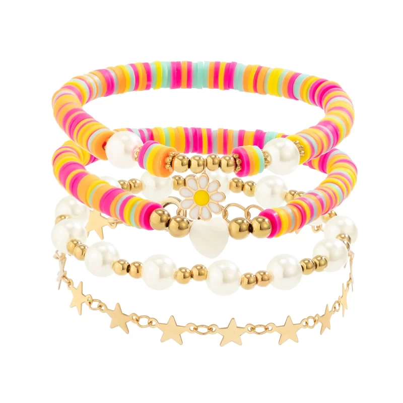 clay bead bracelets
