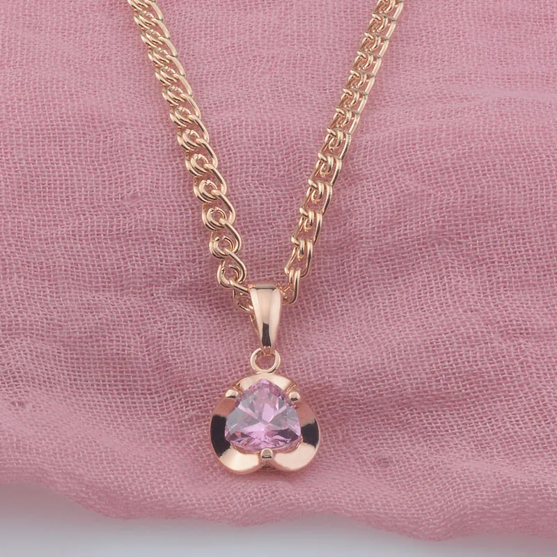 rose gold necklaces