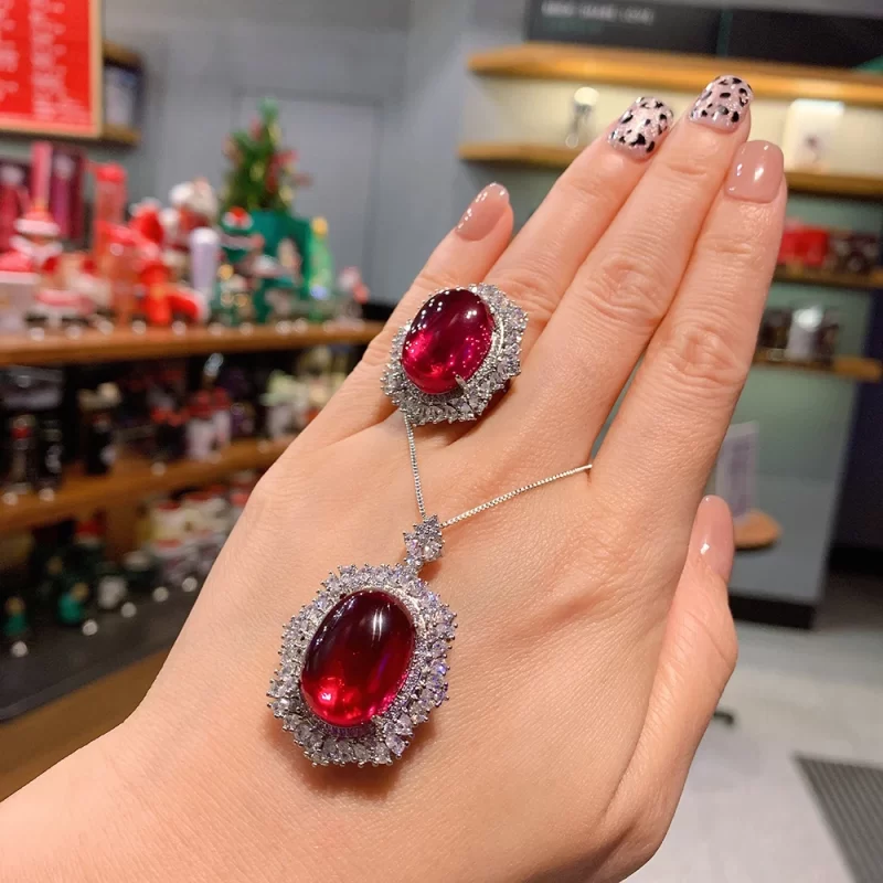 ruby necklaces