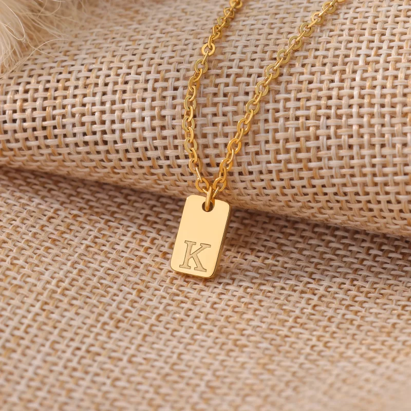 letter necklaces