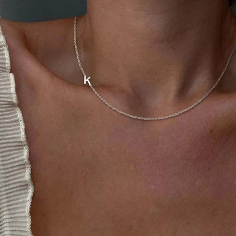 letter necklaces