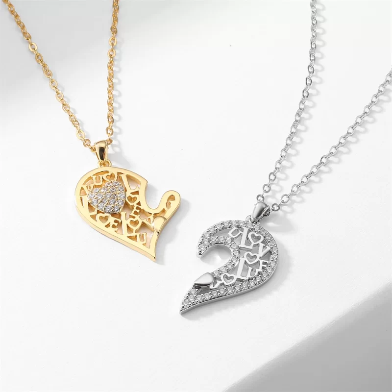 white gold necklaces