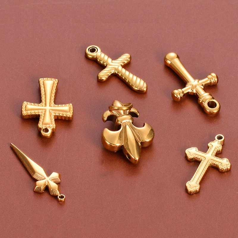 gold charms for necklaces