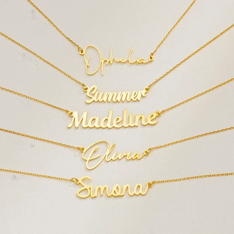 custom name necklaces
