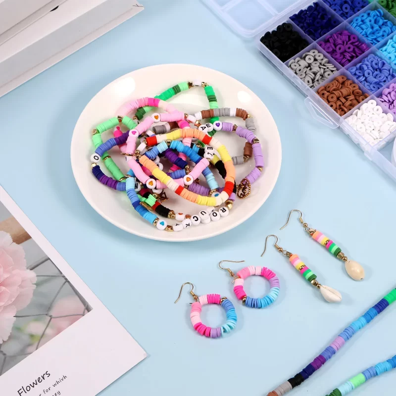 clay bead bracelets