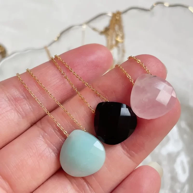 gem necklaces