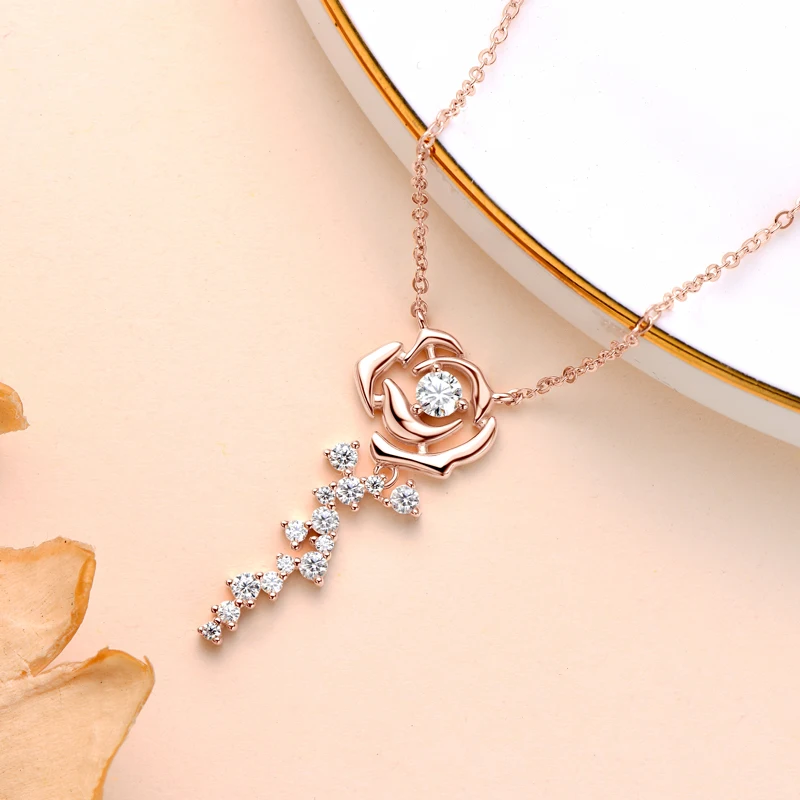 rose gold necklaces