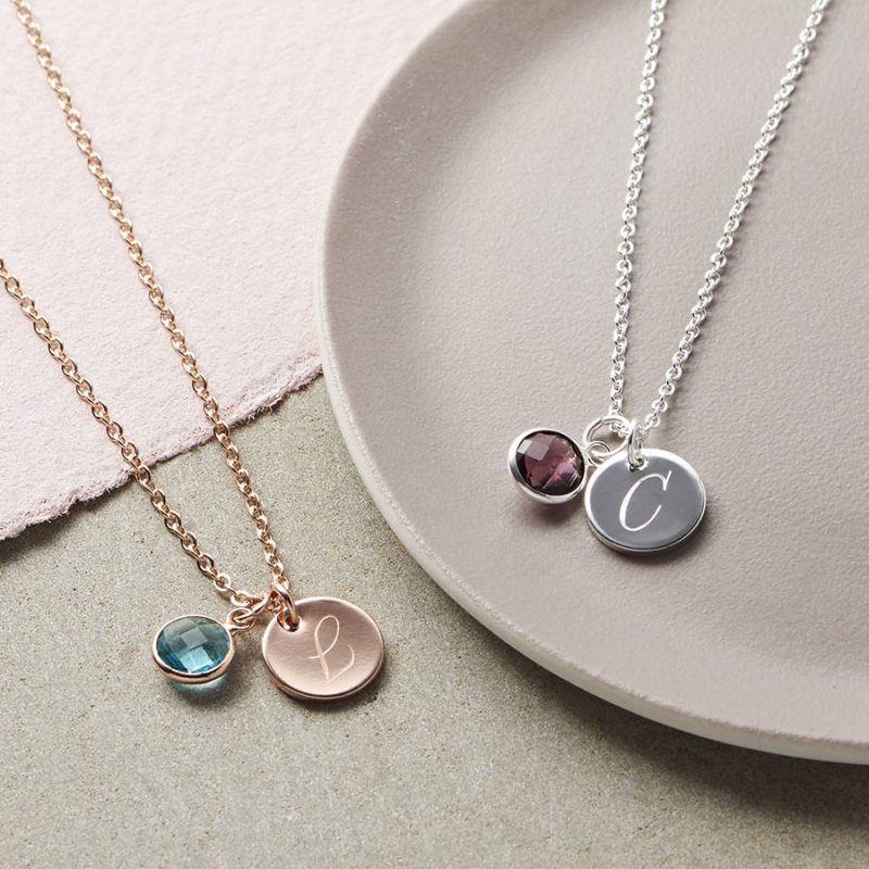 birthstone necklaces