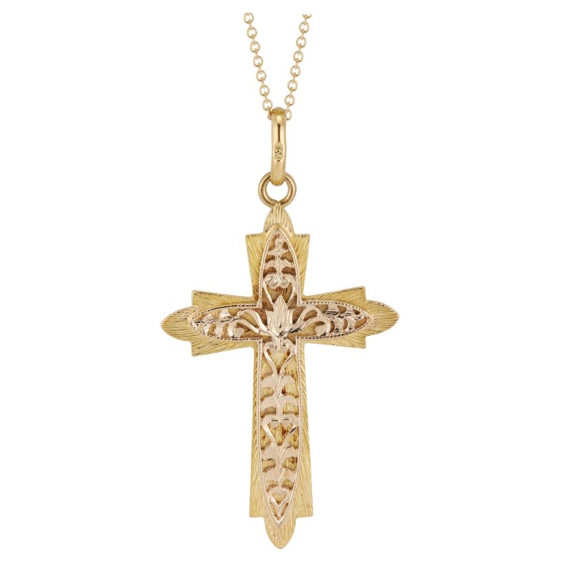 gold cross necklaces