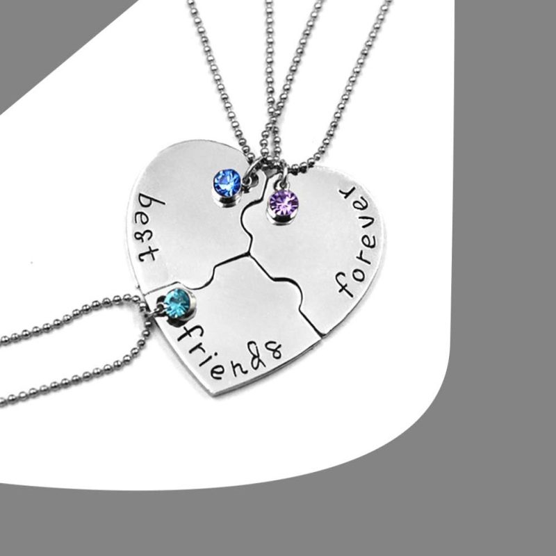 best friend necklaces for 3