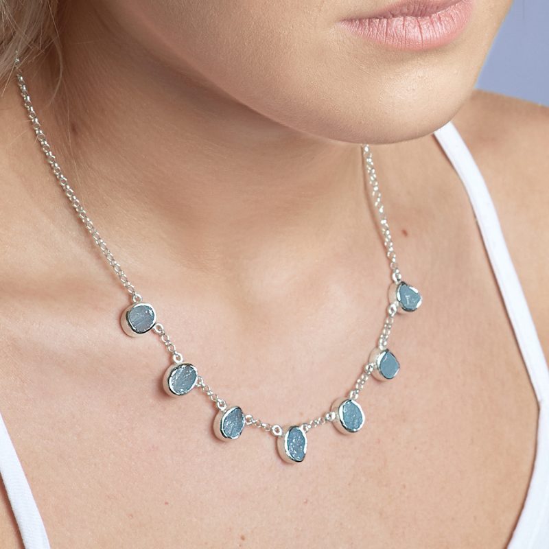 aquamarine necklaces