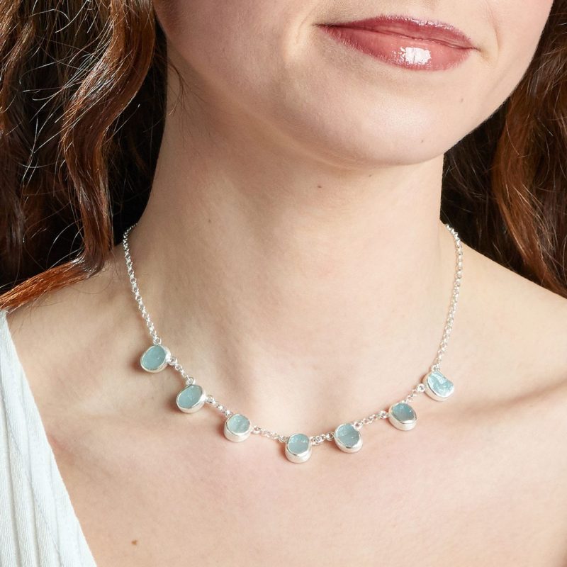 aquamarine necklaces