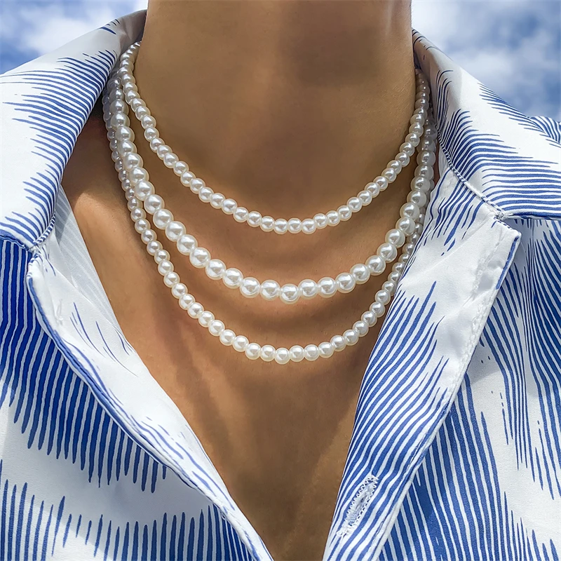 pearl necklaces