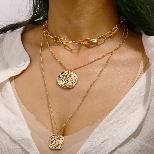 layer necklaces