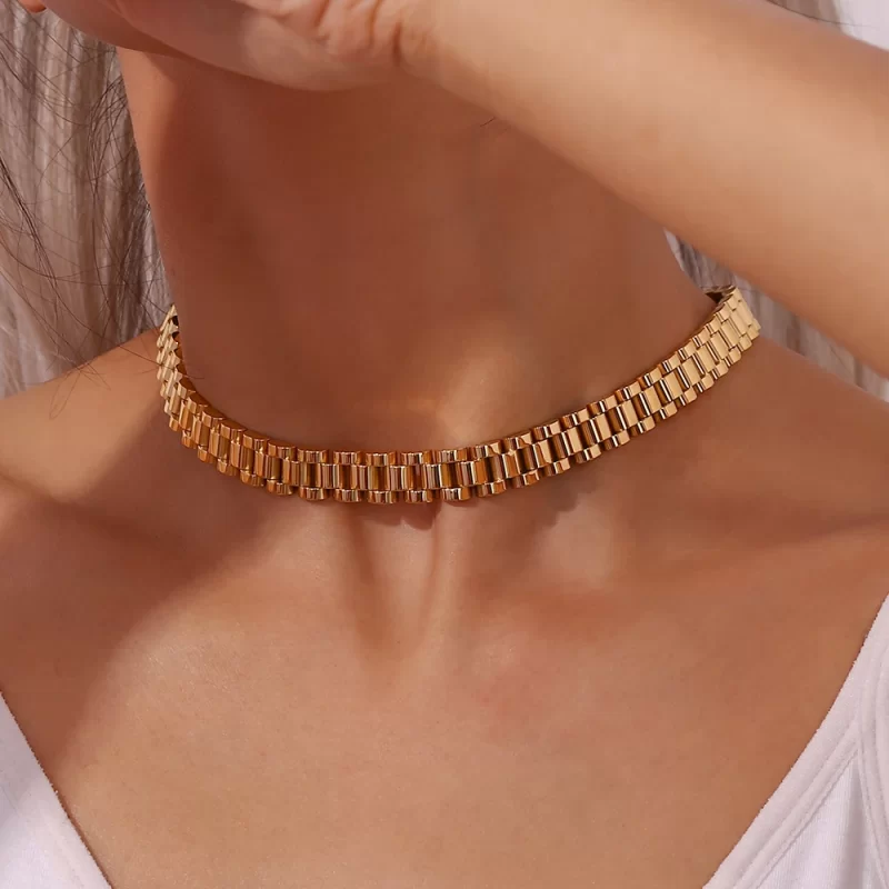 choker necklaces gold