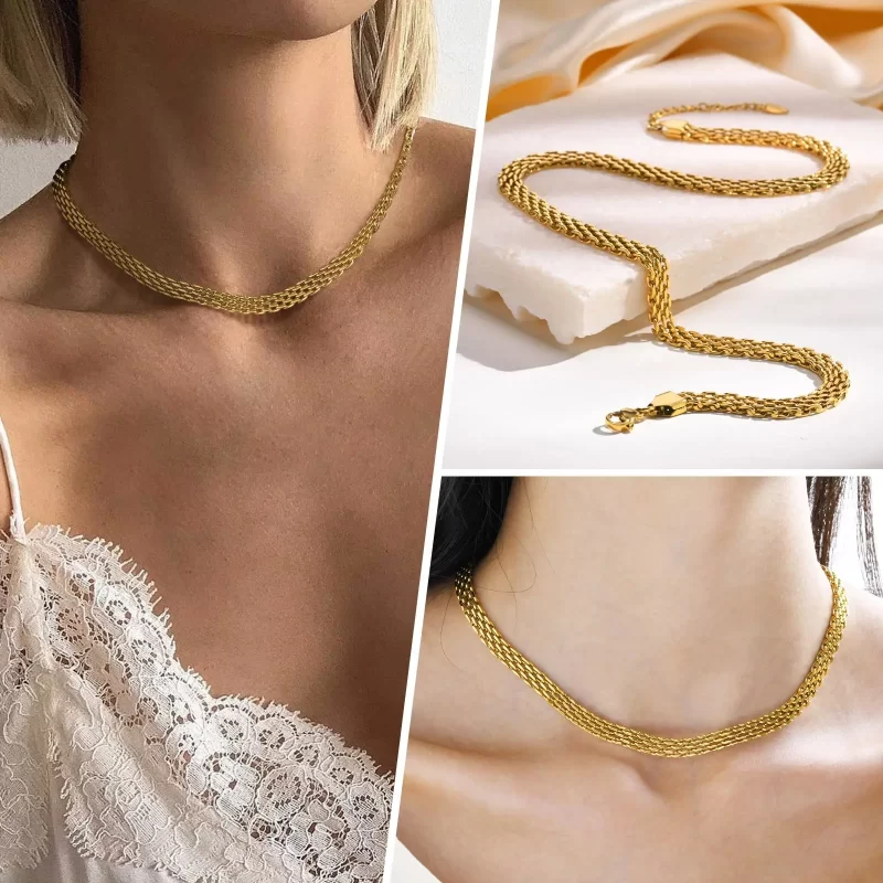 choker necklaces gold