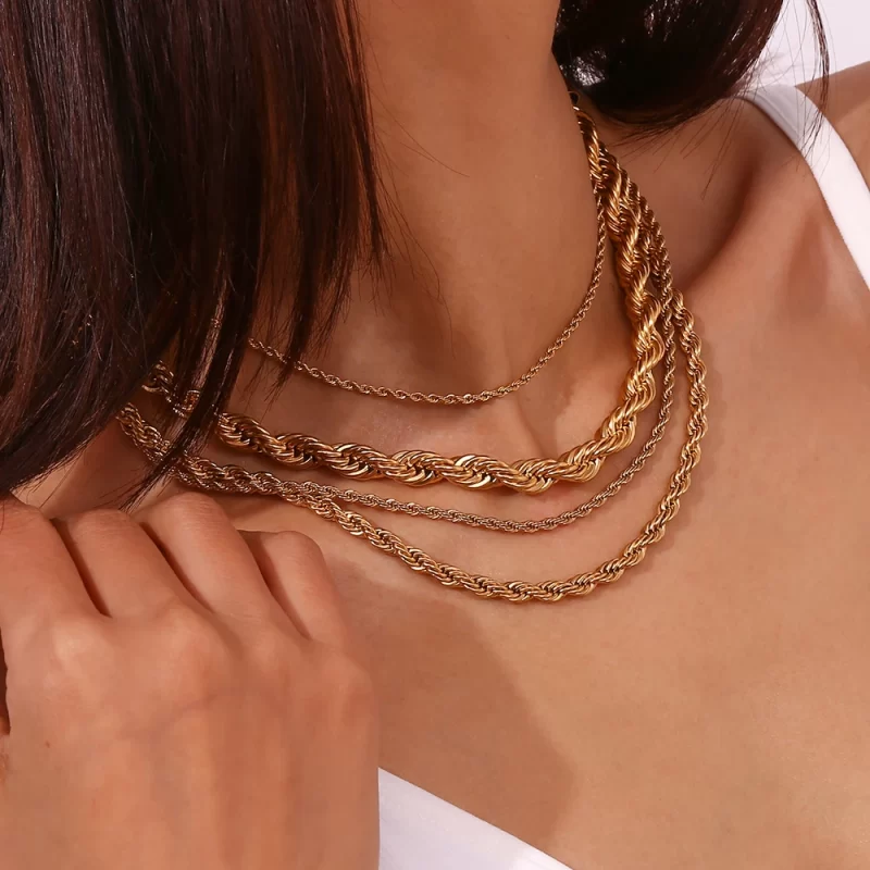 choker necklaces gold