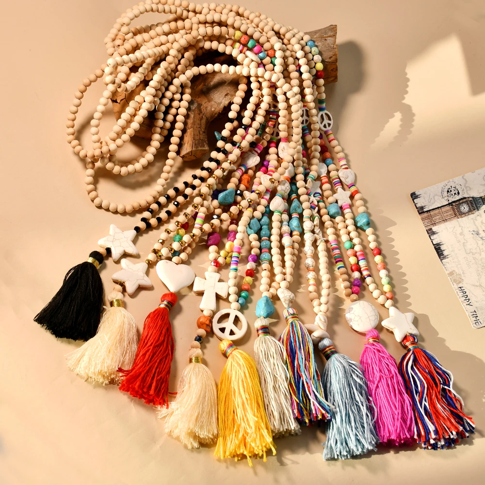 beaded necklaces