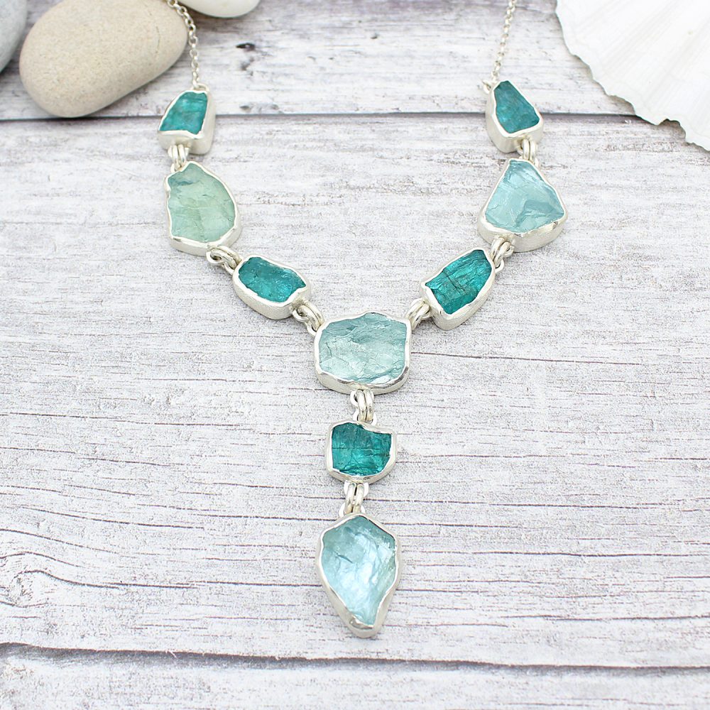 aquamarine necklaces