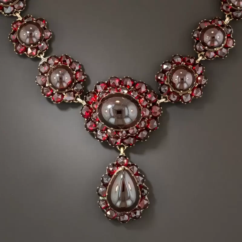 garnet necklaces
