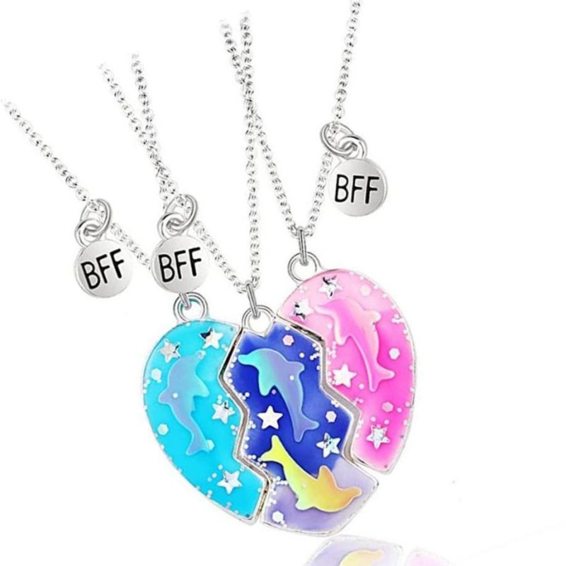 best friend necklaces for 3