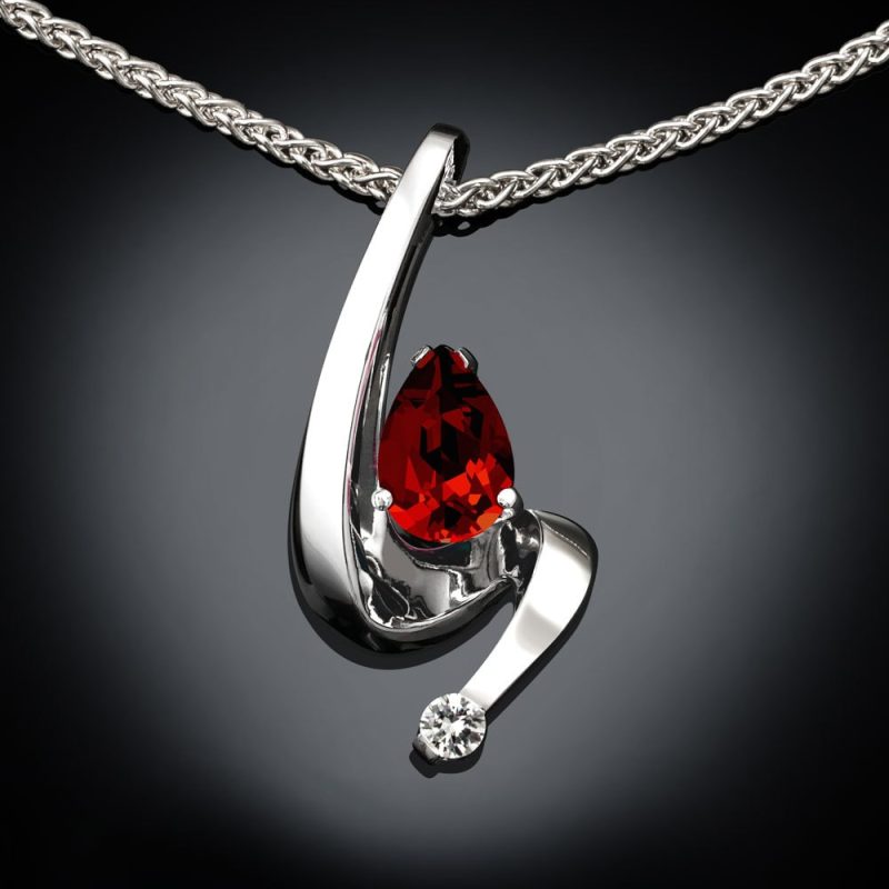 garnet necklaces