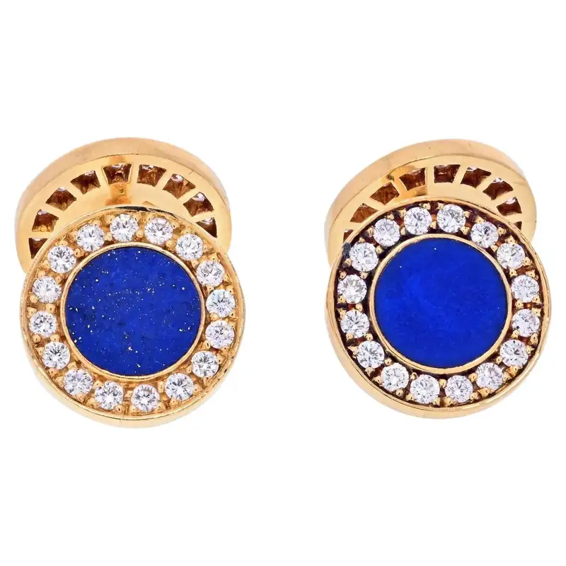 18k gold cufflinks