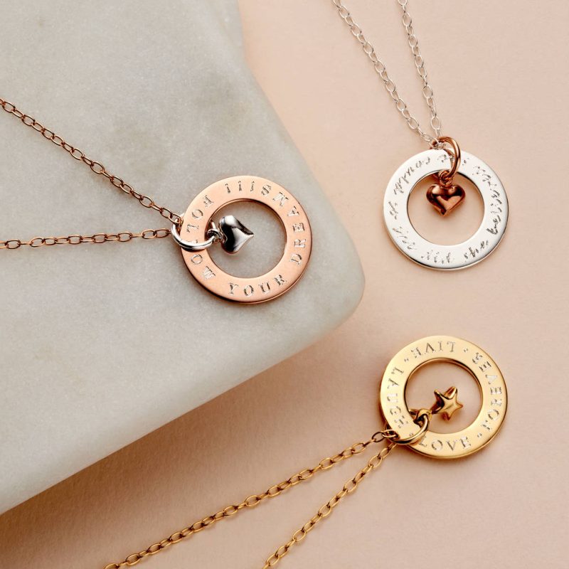 custom charm necklaces