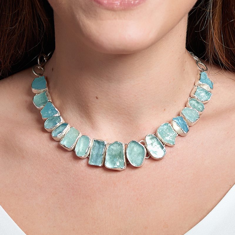 aquamarine necklaces