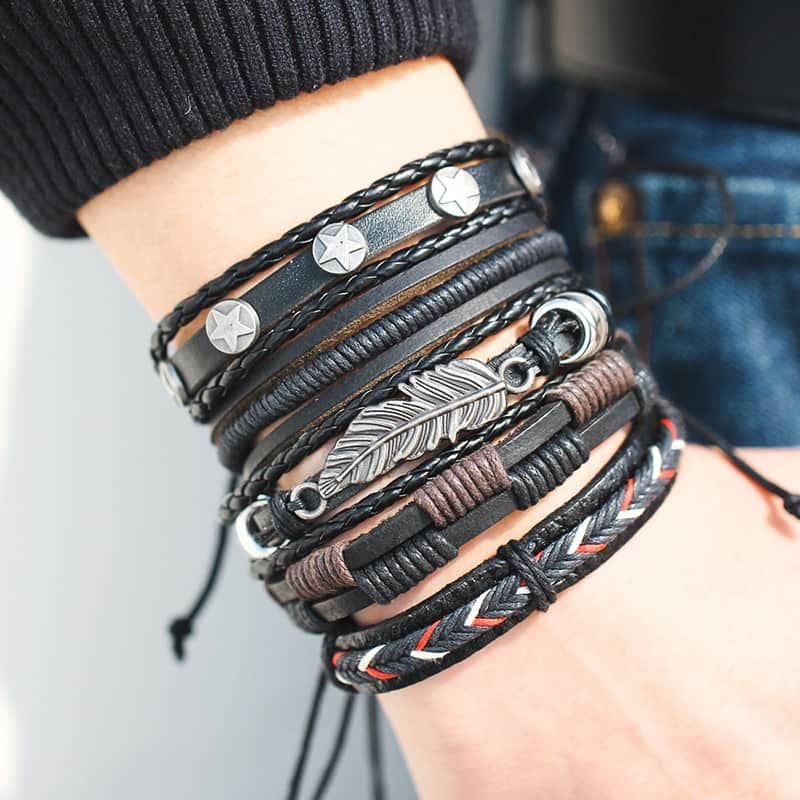 leather bracelets