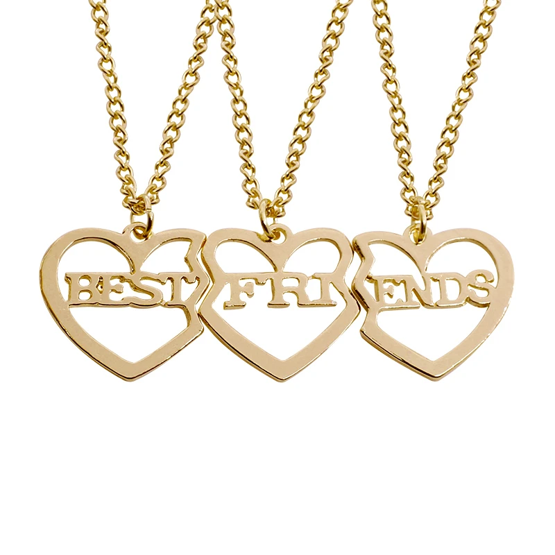 bff necklaces for 3
