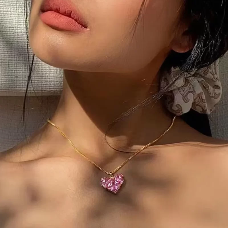 pink necklaces