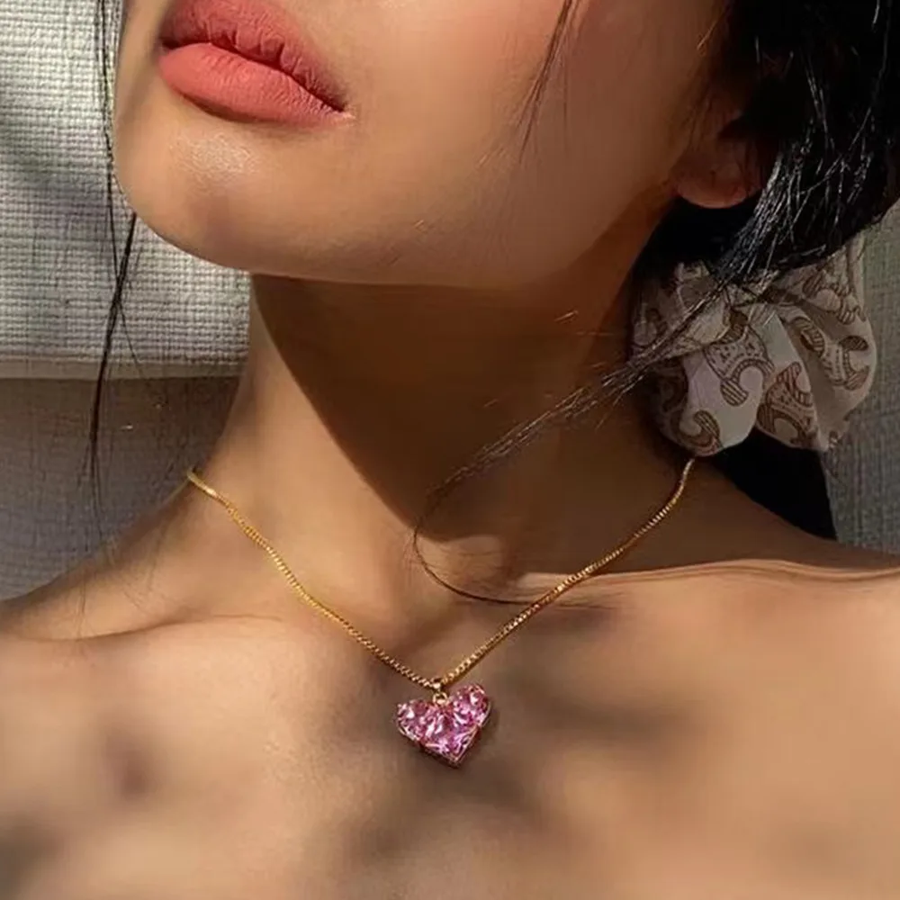 pink necklaces